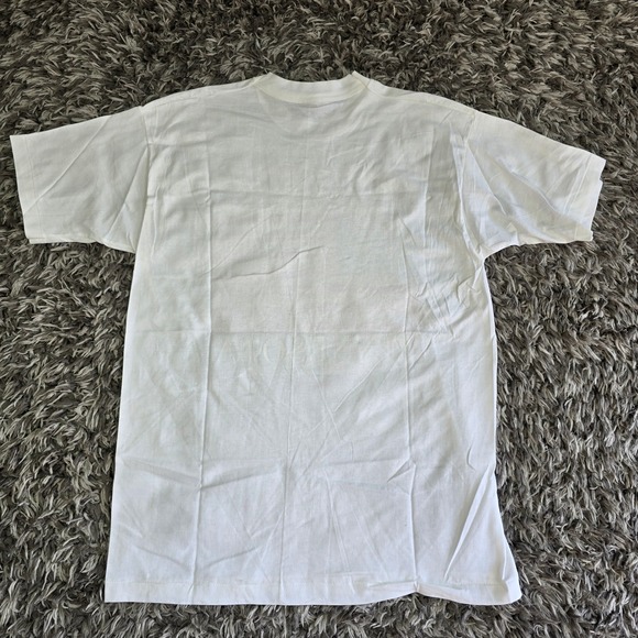 Vintage 90s Mall of America Minnesota T Shirt XL White USA Flag Single Stitch - Picture 7 of 8